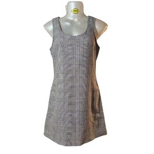 BYER TOO! Houndstooth Sleeveless Mini Dress